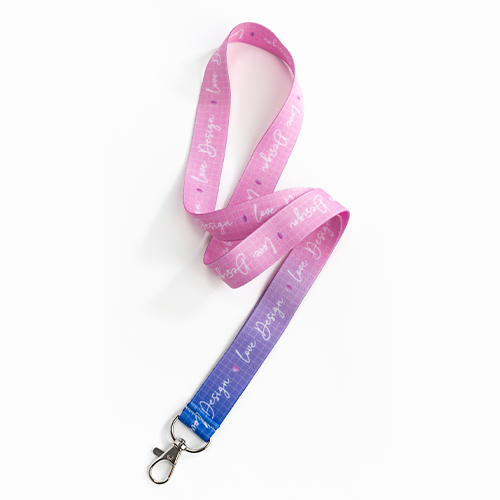 CORPORATE LOVE DESIGN LANYARD PINK
